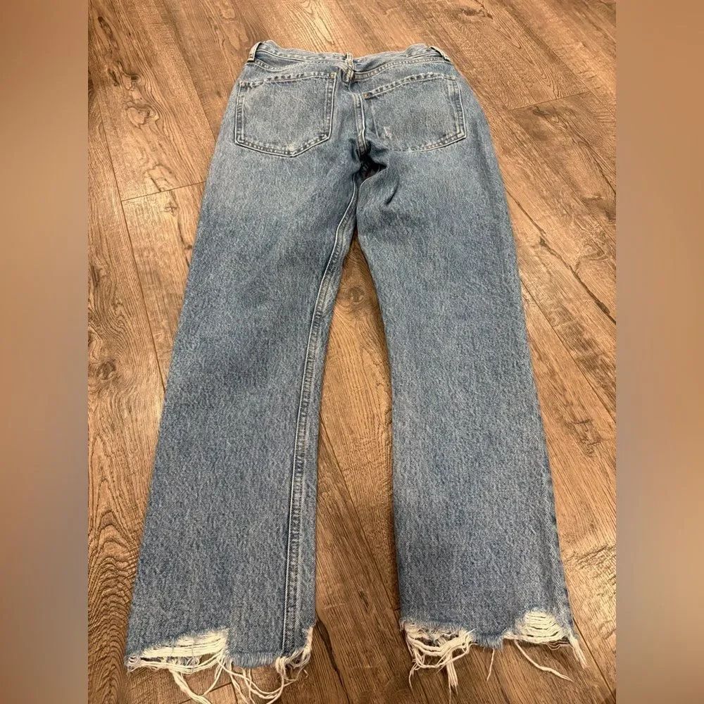 Agolde High Rise Light Blue Jeans - Picture 3 of 6